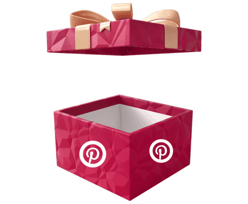 caixa de presente vermelha com laço dourado